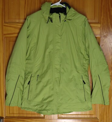 AIGLE womens green light jacket size 12