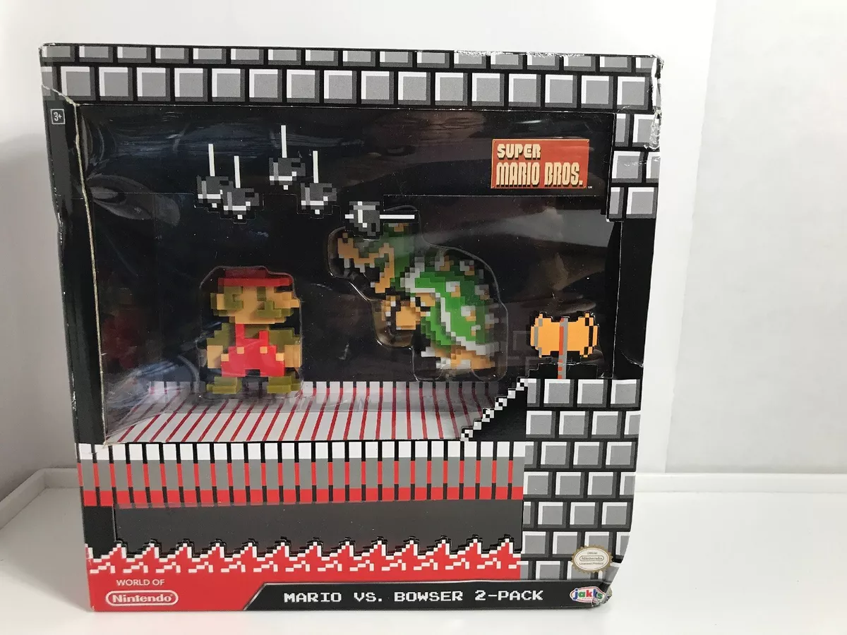 Nintendo Jakks Pacific Super Mario Brothers Super Mario & Bowser