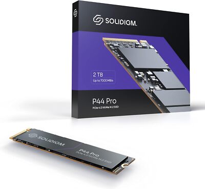 Solidigm P44 Pro (M.2 2280 2TB)新品未開封　2個 Intel SOLIDIGM P44 Pro 2TB M.2 2280 PCIe 4.0x4 NVMe Gaming TLC