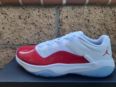 Air Jordan 11 CMFT Low Shoes Men's Size 10 White Gym Red Black DN4180 116