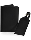 Set Da Viaggio BagBase BG755 &ndash; Porta Passaporto E Carte &ndash; Due Pezzi In Tessuto &ndash; Unisex