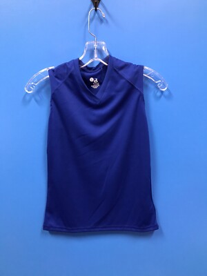 NEW Badger Sport Adult Women's 100% Polyester Athletic Sport Tank Top Dark Blue
