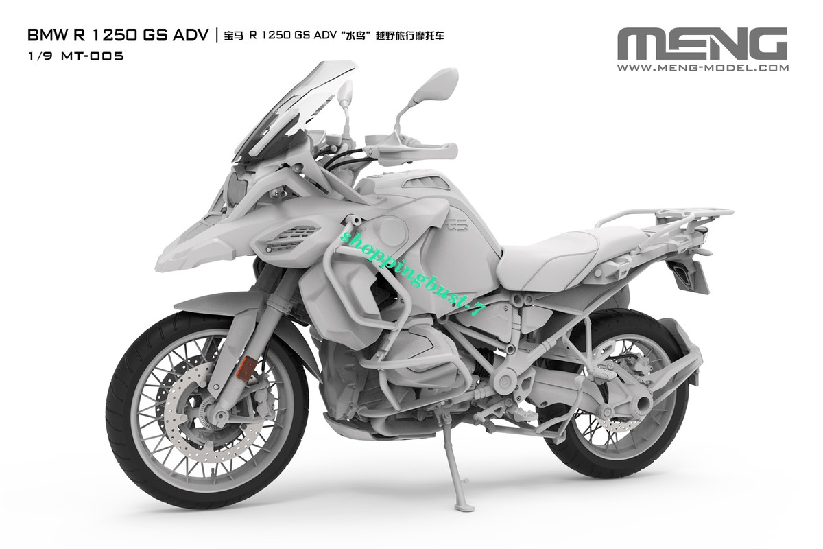 MENG MODEL 1/9 BMW R 1250 GS アドベンチャー Meng 1/9 BMW R 1250 GS ADV Motorcycle BIKE W/ LUGGAGE (PRE