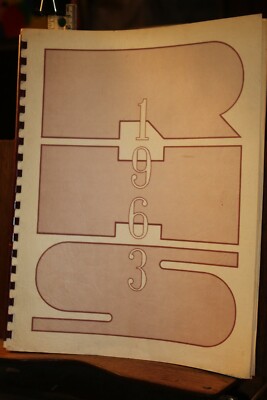 Vintage 1963 Ridgewood High School Senior Banquet Program New Jersey 