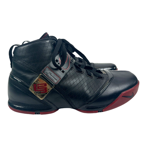Nike Lebron 317253-001 V5 Fearless Size 13 Black Gold Red ZLV Sneakers Shoes | eBay