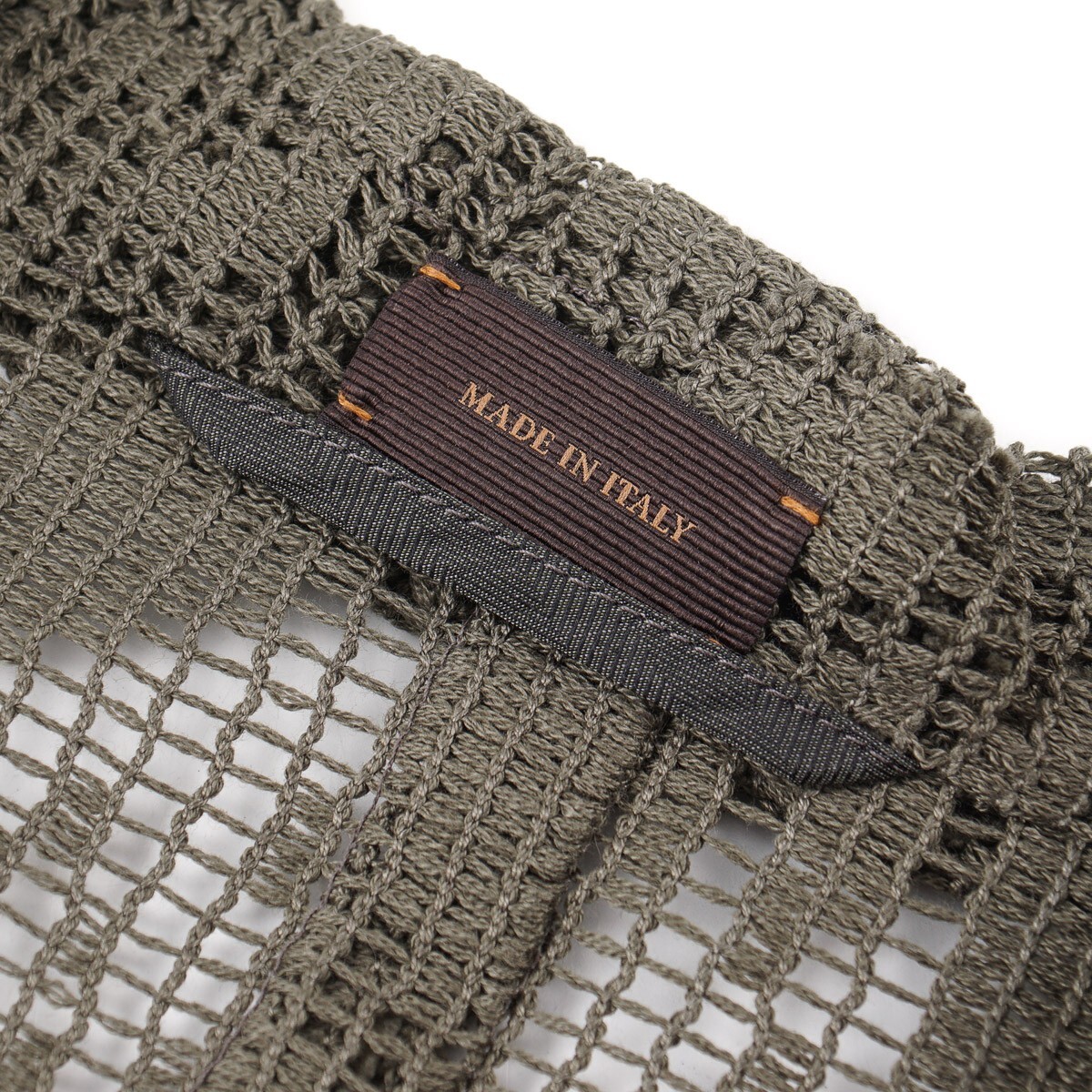 Ermenegildo Zegna Couture Open Mesh Weave Floral Cotton Ermenegildo Zegna Couture Open Mesh Weave Floral Cotton