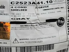 Carol C2523A 22/4C Premium Shielded Communication/Control Cable UL-2094 /100ft