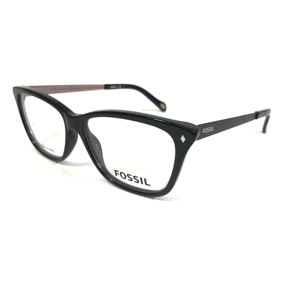 Monturas de gafas Fossil FOS6031 263 negro gris ojo de gato borde completo 54-14-145 Foto 4 de 4