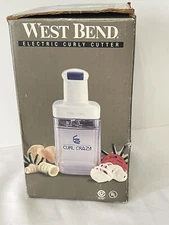 Vintage West Bend Electric Curly Fry Cutter USA - Open Box Never used