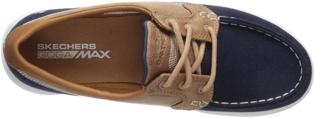 skechers goga max boat shoes
