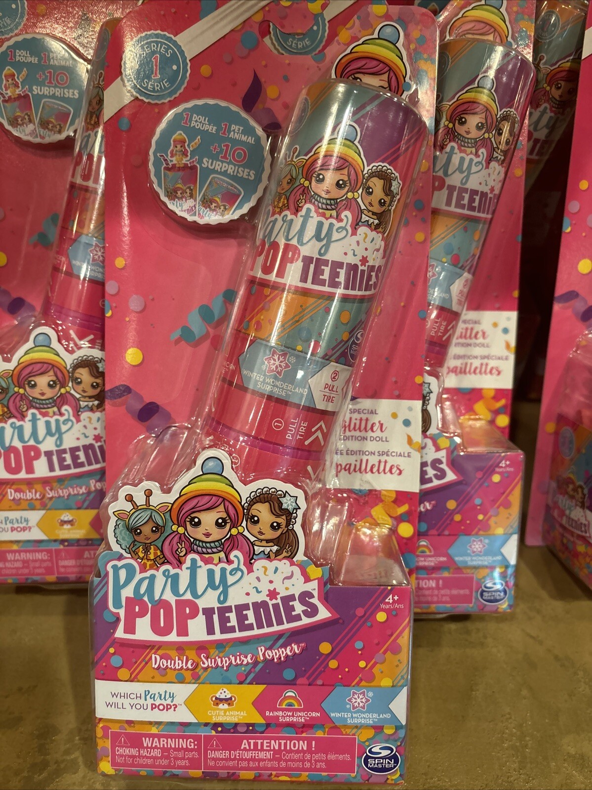 10 Pack Of Brand New Party Pop Teenies Double Surprise Popper | eBay