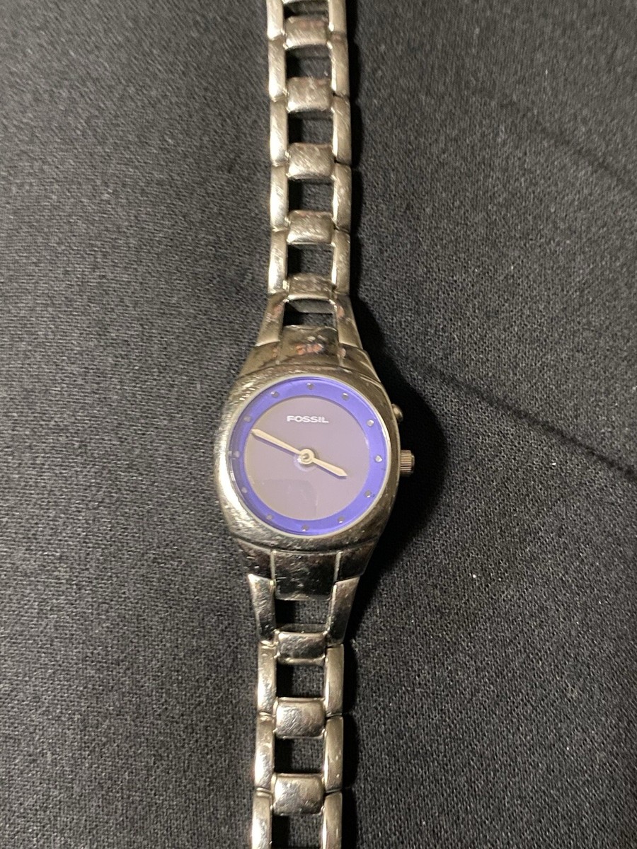 Fossil Watch Womens 33mm Big Tic Purple Silver Tone 30M WR  display picture 1