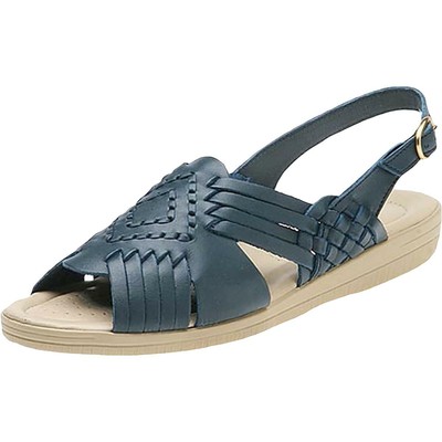 navy blue huarache sandals
