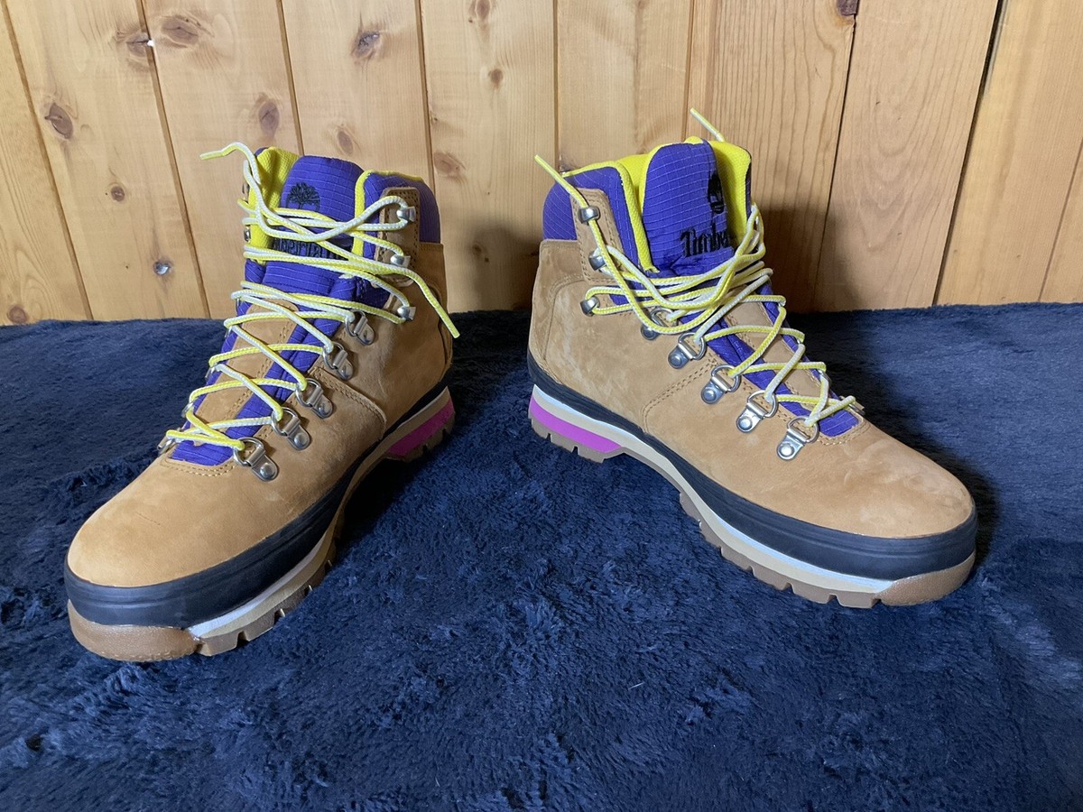 TIMBERLAND WOMEN'S EURO HIKER WATERPROOF WALKING BOOTS WHEAT A2JUF