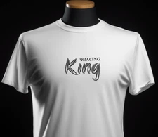 Racing KING Men T-shirts Drivers Cars Race Lovers Boyfriend Birthday Gift F1