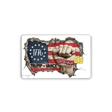 Credit Card Sticker Vinyl Skins Trump Vance