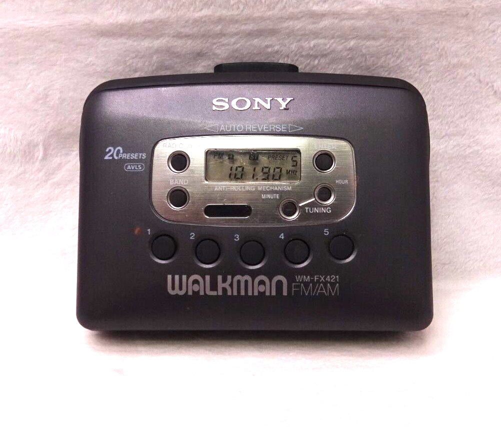 SONY ソニー WALKMAN ポータブルラジオカセットレコーダー WM-F404