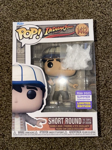 Funko Pop!  Indiana Jones: Short Round #1412! 2023 Convention Exclusive