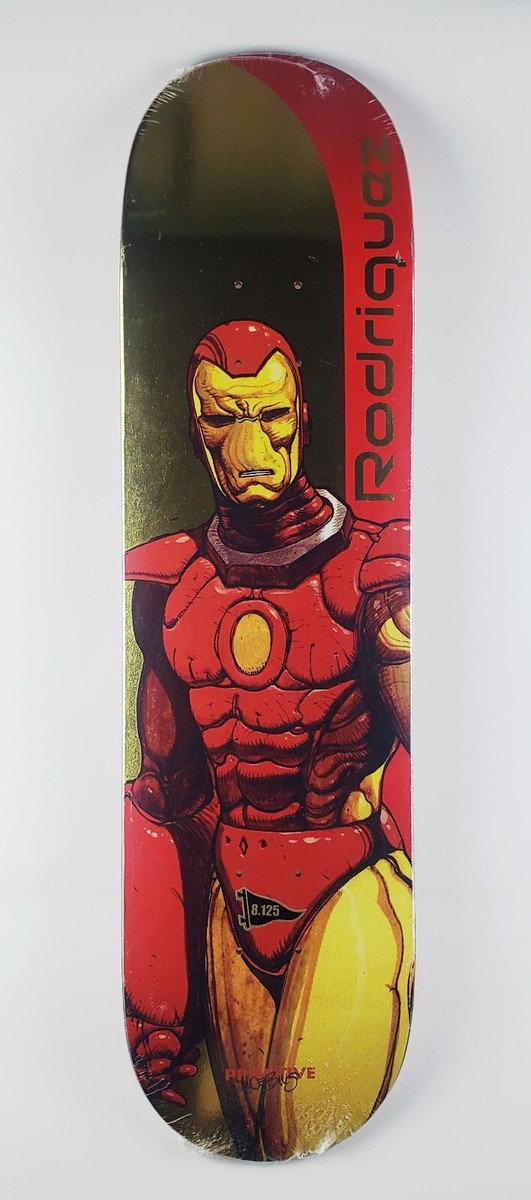 スケートボード Primitive P.RODRIGUEZ IRON MAN - 8.125 Primitive Marvel X Moebius Iron Man Rodriguez Skateboard