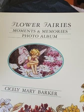 Vintage Flower Fairies Photo Album Cicely Mary Barker Slip in Hardback Ribbon 
