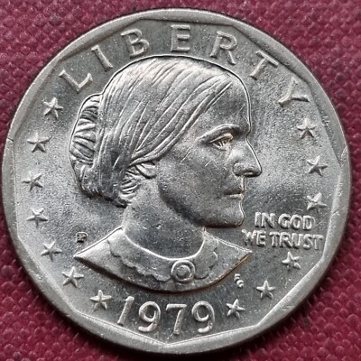1979 P Susan B. Anthony Dollar $1 NEAR DATE WIDE RIM High Grade BU UNC #88669