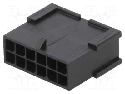 1 Stück, MicroFit 3.0 Plug DR FreeHang 12Ckt MX-43020-1201 /E2DE
