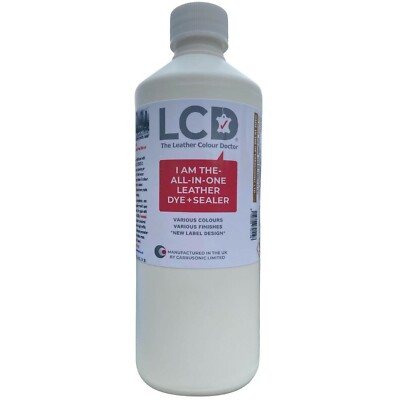 Dark Grey leather dye colour restorer Shoes Car seats Sofa Jackets - Main Image