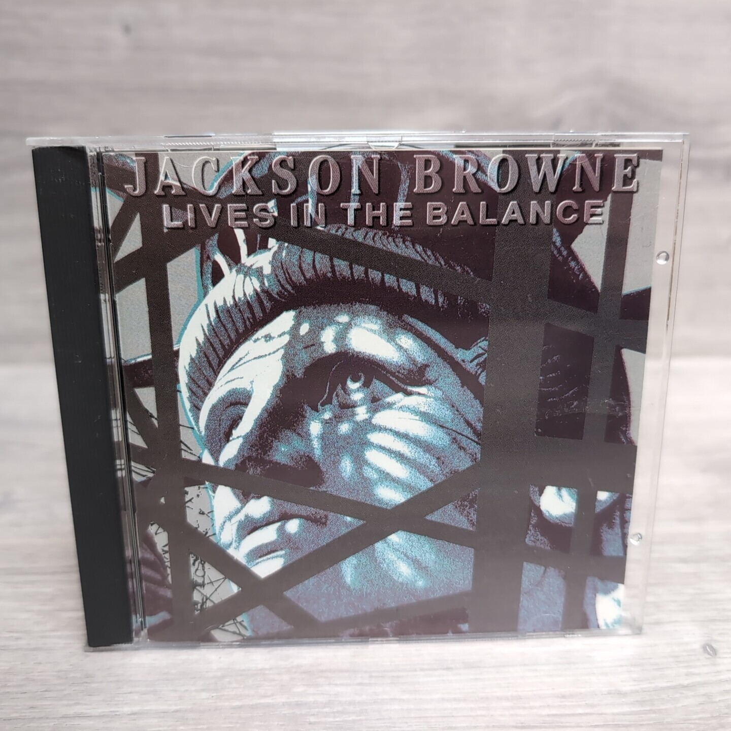 Jackson Browne - Lives in the Balance CD Album - 1986 Elektra Records - VG Con