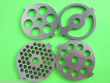 FOUR sizes grinding plates for Kitchenaid FGA Mixer Food Meat grinder STAINLESS