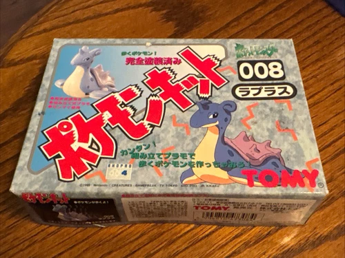 Vintage Tomy Pokemon Wind-Up Toy - 008 Lapras New Sealed US Seller
