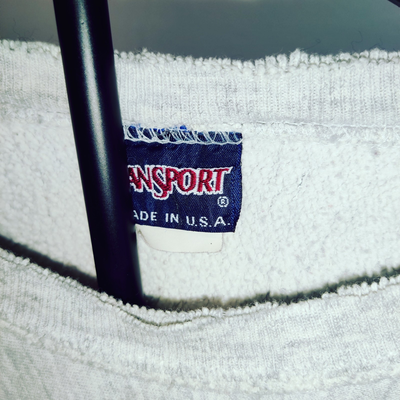 JanSport Athletic Dept, Sweatshirt Naturally Distressed Trashed 1994 Pre Loved image 4