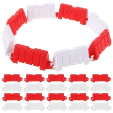 60 Pcs Mini Traffic Road Block Toy Fences Signs Drifting Race Track Barrier