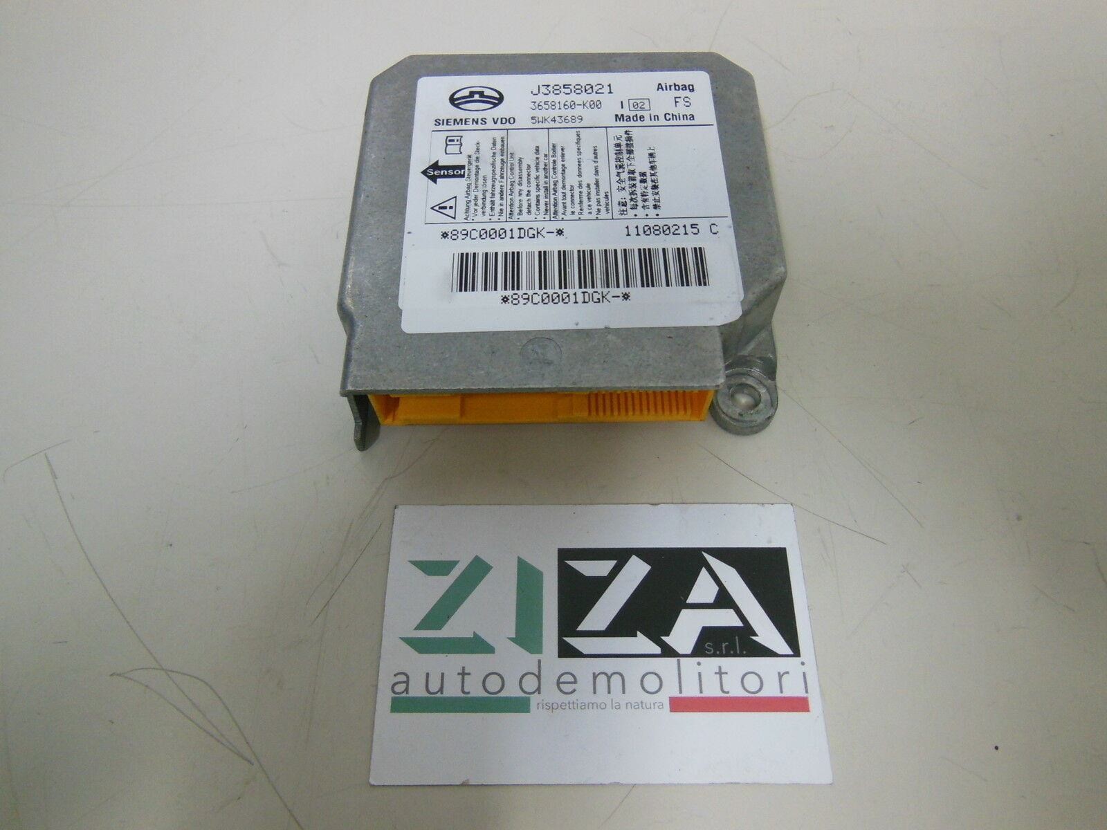 Centralina Dispositivi Great Wall Hover 2008 J3858021 3658160-K00 Con Crash