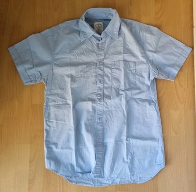Tom Taylor Herrenhemd  Kurzarm, Blau, Gr.M