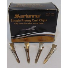 Hair Curlers Rollers Clips Professional 80 Count Marianna Single Prong Box