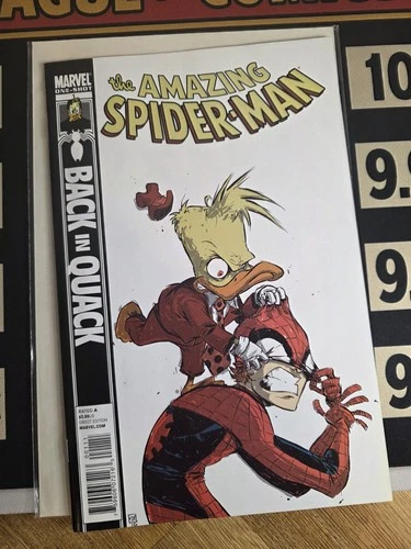 Amazing Spider-Man Back In Quack #1 Marvel Comics 2010 Skottie Young Variant