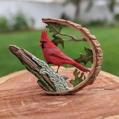 Kardinal Figur Tischdeko Kunstwerk Sammlerstück Ornament Herzstück Tier