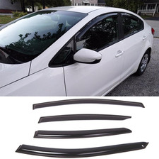94544 Side Window Visor Wind Vent Deflector, 4Pcs Out-Channel Tape-On Nice Sun S