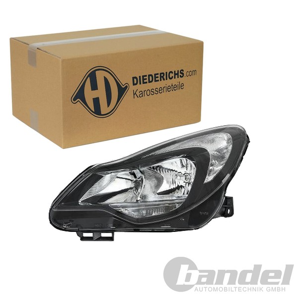 Diederichs Halogen Scheinwerfer Mit Lwr-Motor Links FüR Opel Corsa | 1814283-image