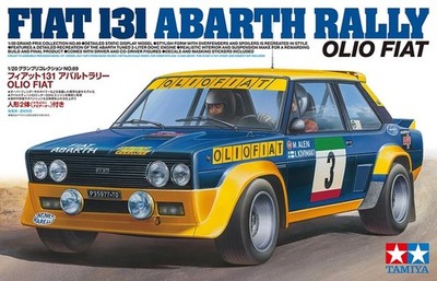 Tamiya 1/20 Scale Fiat 131 Abarth Rally Olio Fiat Plastic Model Kit 20069