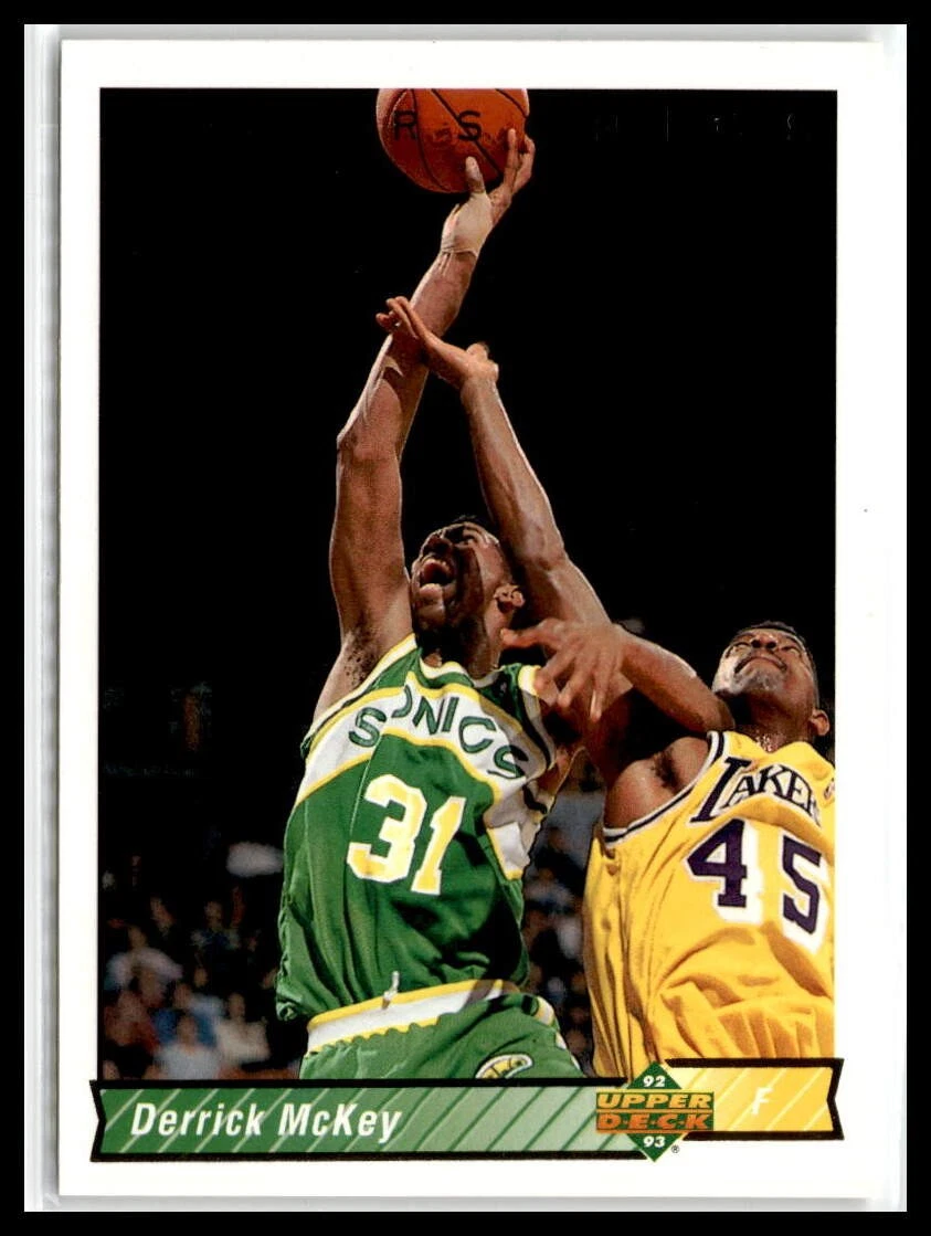 Derrick McKey 1992-93 Upper Deck #235 Seattle SuperSonics