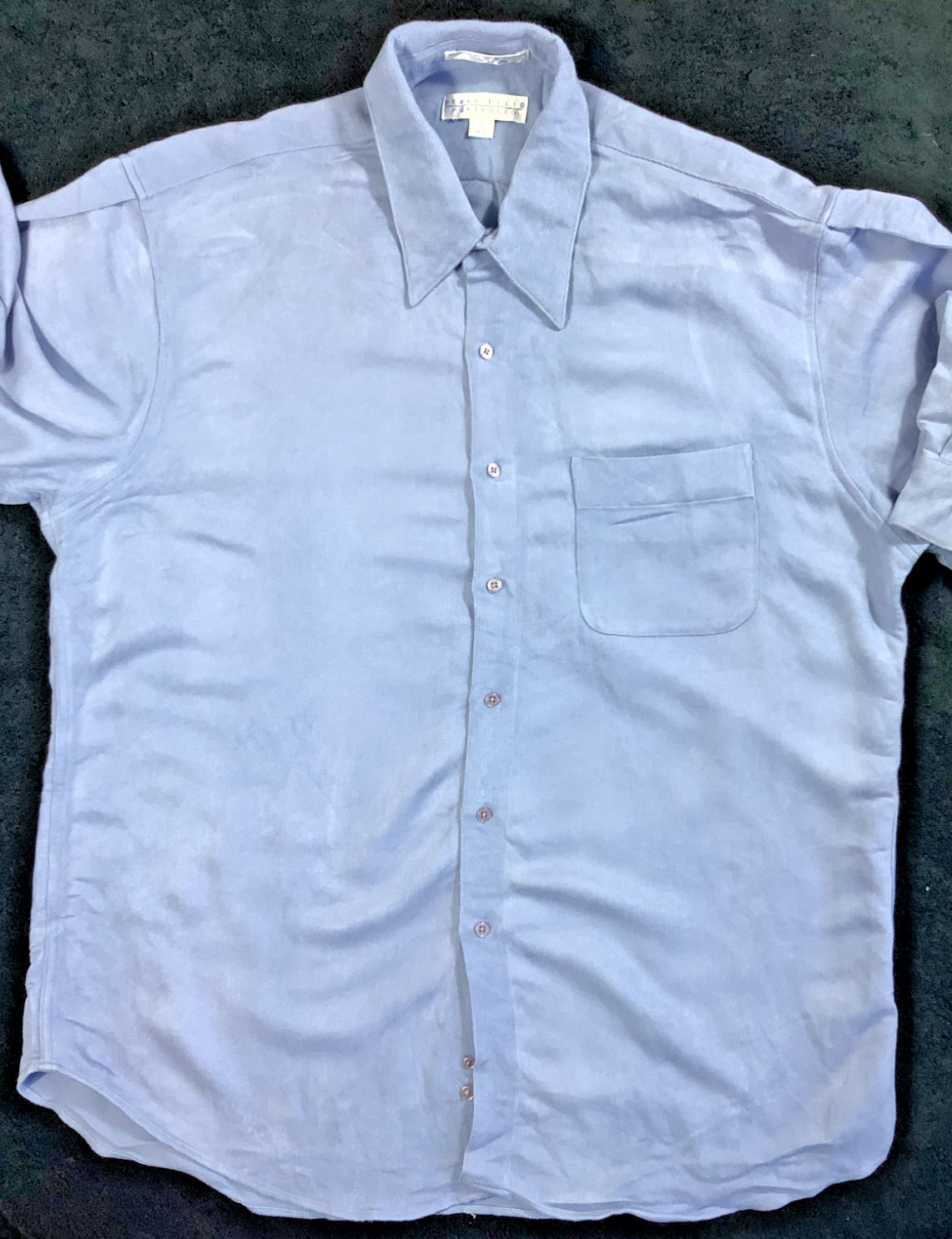 Perry Ellis Light Blue Shirt Portfolio Mens X Large Men's Clothing P18x image 4