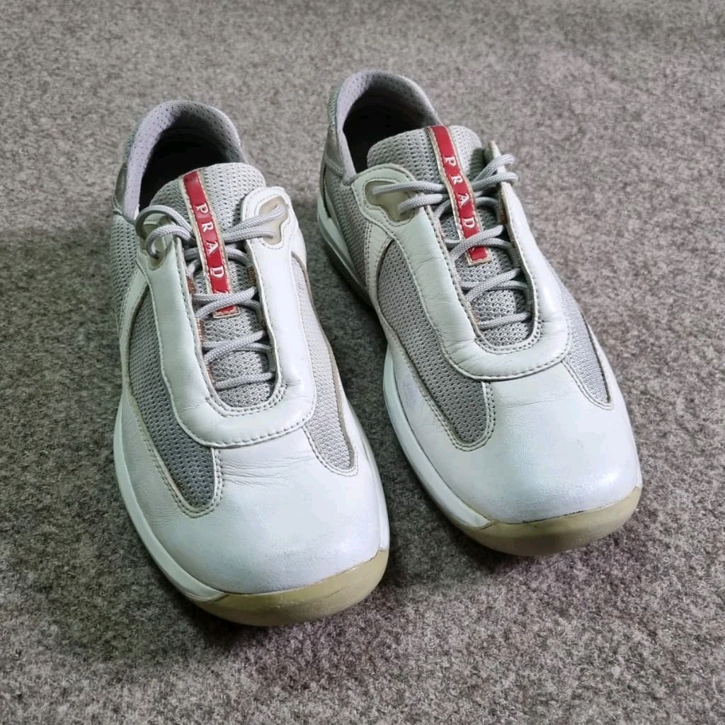 Size 7 - PRADA America's Cup White for sale online | eBay