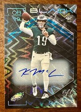 2025 Panini Black Football Rookie Autographs Platinum 1/1 Kyle Mccord Rc Eagles