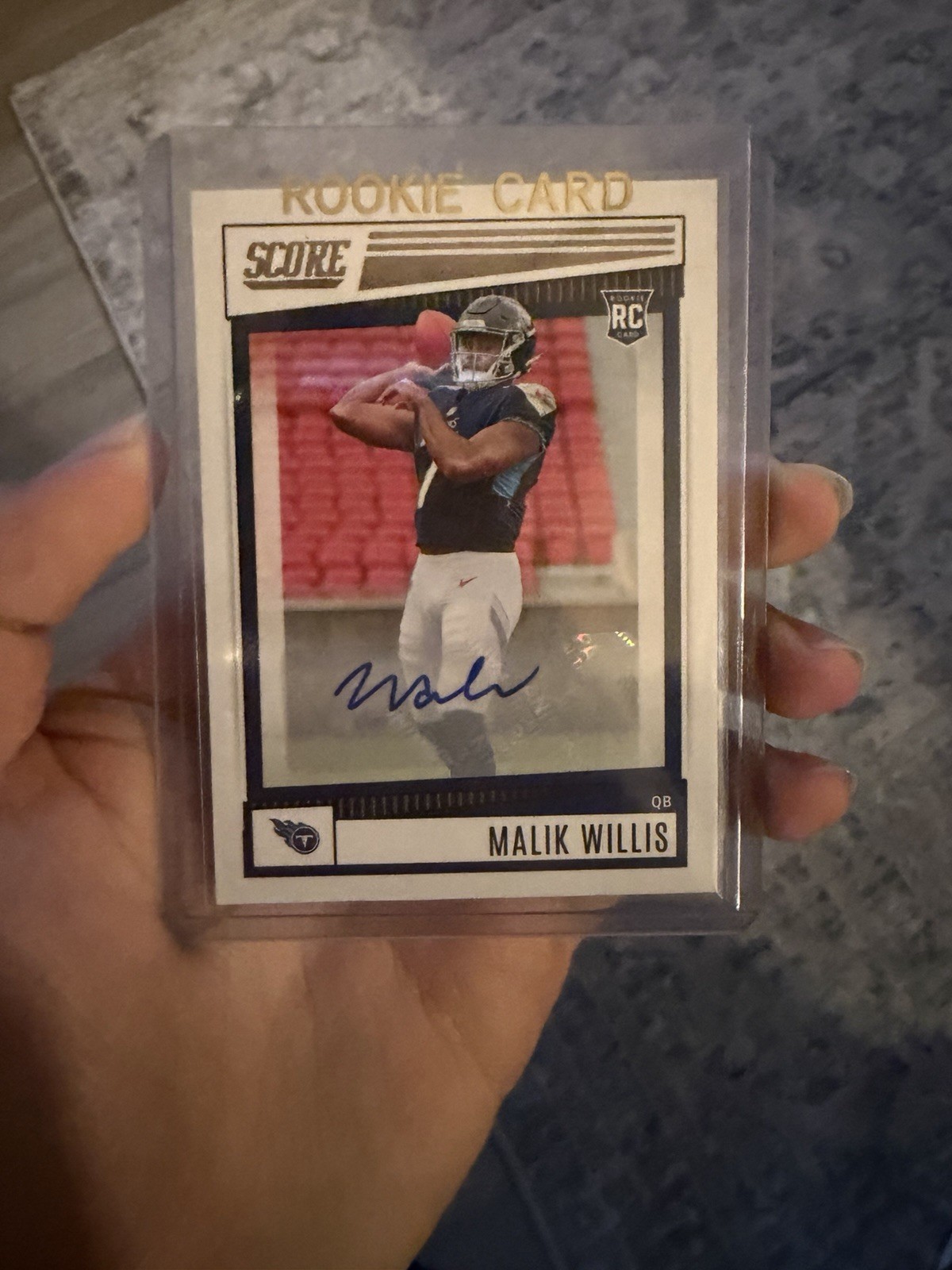 2022 Score - Rookies Malik Willis #305 Signatures (AU, RC)