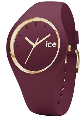 Ice-Watch ICE 001060 Glam forest Anemone Medium Damenuhr neu Silikon weinrot M17 - Bild 1 von 3