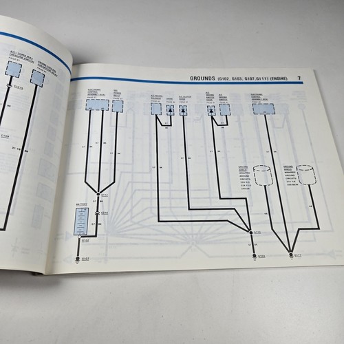 1987 Merkur XR4Ti Electrical & Vacuum Troubleshooting Manual Original Schematics - Picture 6 of 7