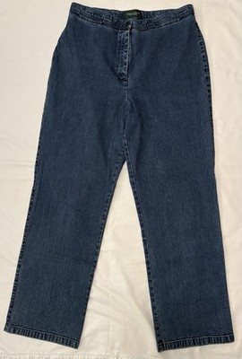 Vintage Lauren Jeans Co. Ralph Lauren Size 14 Bare Back Straight Leg Hong Kong