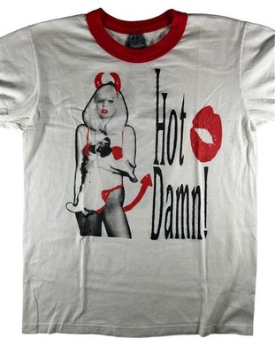 Vintage 1991 Rare Mosquito Head Hot Damn! Hell Yeah! T Shirt SZ Medium