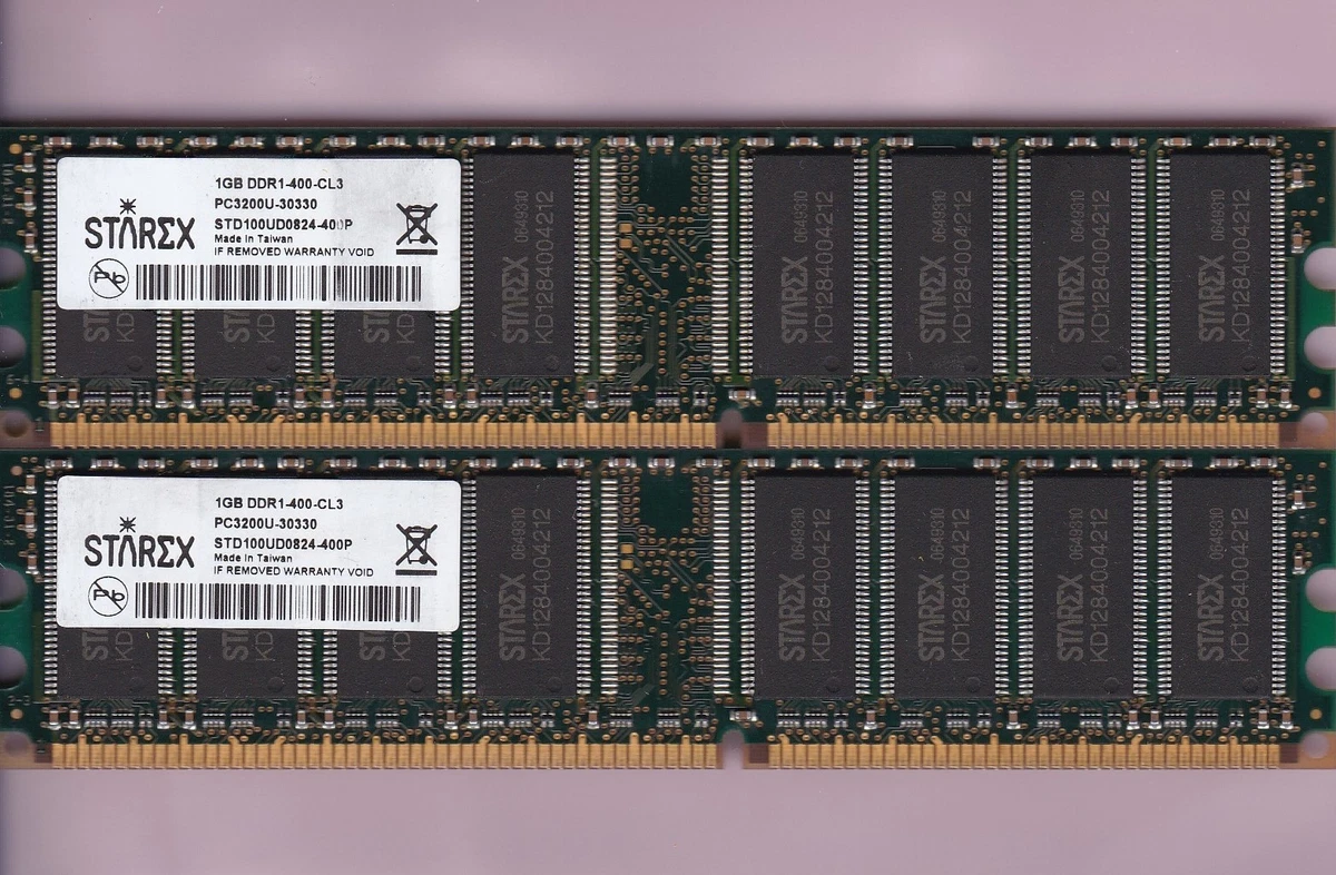 25+ DDR1 SDRAM Computer Memory (RAM 2GB Total Capacity) for sale